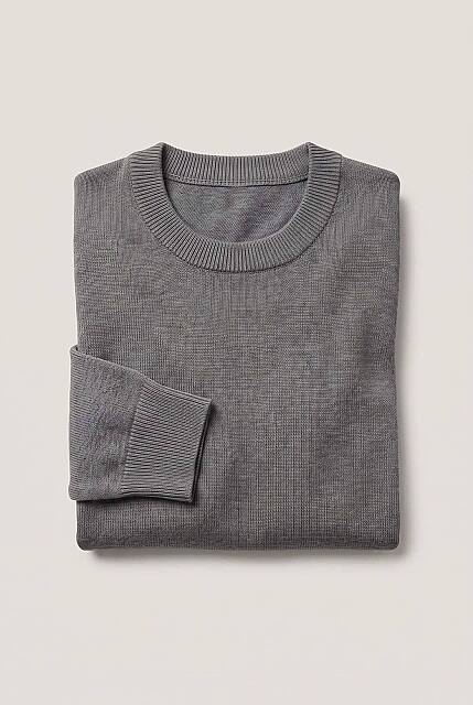 Beystil Erkek Gri Slim Fit Yarım Balıkçı Yaka Kazak 211467 - Beystil