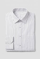 Beystil Erkek Beyaz Çizgili Gömlek 2434 - Slim Fit 