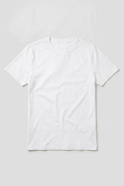Beystil Erkek Beyaz Slim Fit Bisiklet Yaka T-Şhirt 253455 - Beystil
