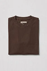 Beystil Erkek Kahverengi Slim Fit Bisiklet Yaka T-Şhirt 253455 - Beystil