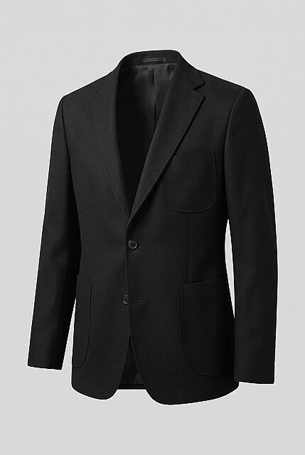 Beystil Erkek Mono Yaka Siyah Blazer Ceket 310 - Slim Fit - Beystil
