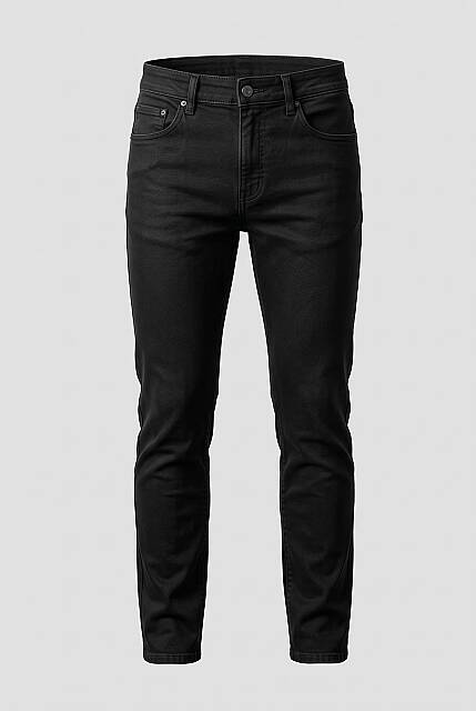 Beystil Erkek Siyah Slim Fit Denim Kot Pantolon 485 - Beystil