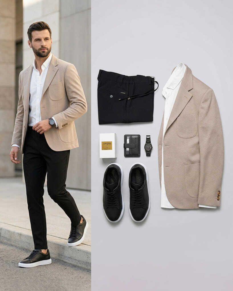 Krem smart casual 