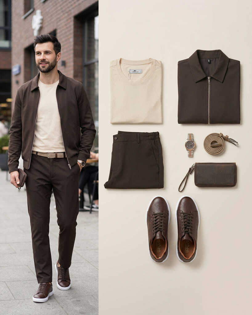 Modern casual kombin