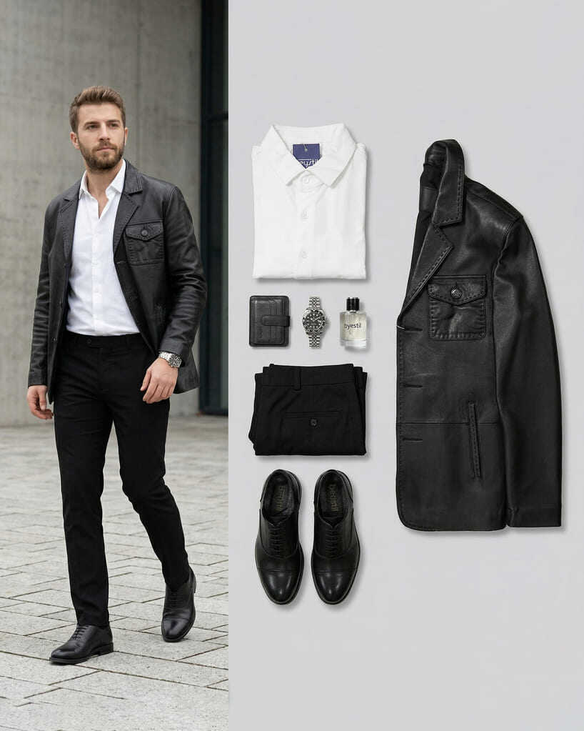 Siyah premium stil