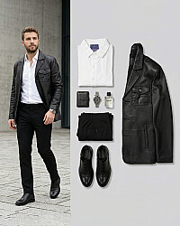 Siyah premium stil