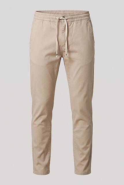 Beystil Erkek Krem Slim Fit Casual Jogger Pantolon - Beystil