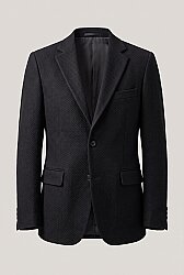 Beystil Erkek Siyah Blazer Ceket Petek - Slim Fit 