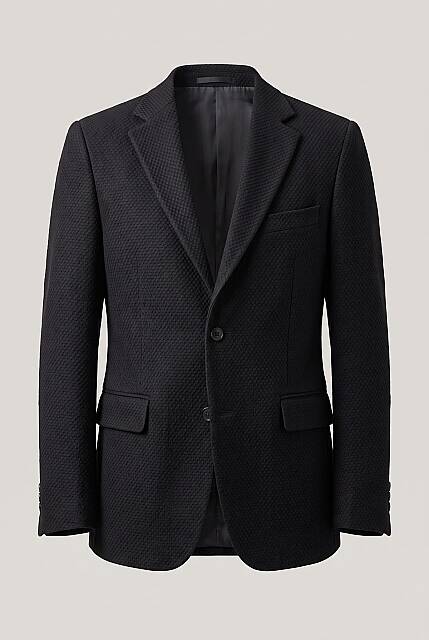 Beystil Erkek Siyah Blazer Ceket Petek - Slim Fit - Beystil