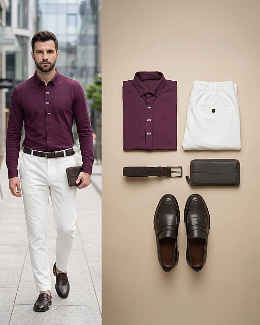 Beystil Erkek Beyaz Jogger gofre kumaş İpli Pantolon YZZ860 - Beystil