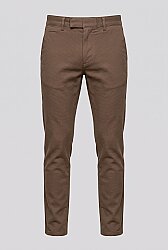 Beystil Erkek A.Kahve Slim Fit Keten Pantolon - Beystil