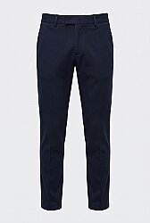 Beystil Erkek Lacivert Slim Fit Keten Pantolon 
